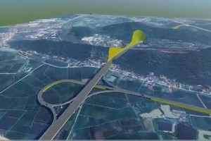 Phối cảnh dự án Đường bộ cao tốc Vinh -Thanh Thủy.