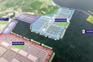 Phối cảnh quy hoạch tổng thể Cảng Liên Chiểu - Đà Nẵng.