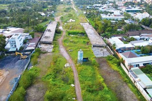 Dự án thực hiện hơn 40% khối lượng công việc thì bị dừng từ năm 2020 tới nay