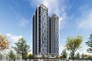 Phối cảnh dự án nhà ở xã hội mới được khởi công vào tháng 6/2025 tại xã Sơn Đồng.