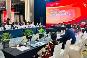 Diễn đàn Kinh tế tư nhân Việt Nam (VPSF) 2025, phiên chuyên đề "Vươn tầm nội lực" để "Vươn mình đột phá". Ảnh: Nhung Bùi