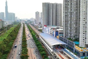 TP.HCM đã xây dựng kế hoạch đầu tư đồng loạt và hoàn thành 7 tuyến metro với tổng chiều dài 355 km từ nay đến năm 2035. Ảnh: Minh Trí