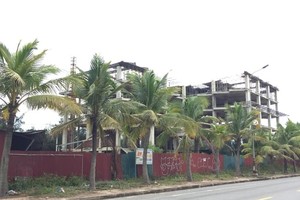 Dự án Khu du lịch nghỉ dưỡng Thành An bị chậm tiến độ nhiều năm. Ảnh: Vĩnh Chi