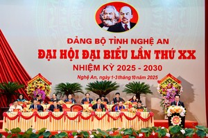 Khai mạc trọng thể Đại hội Đại biểu Đảng bộ tỉnh Nghệ An lần thứ XX, nhiệm kỳ 2025-2030.