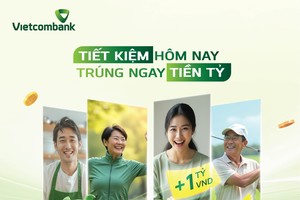 Vietcombank (VCB) triển khai đồng loạt nhiều ưu đãi cho khách hàng gửi tiết kiệm