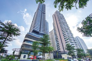 Tín dụng kinh doanh bất động sản thời gian qua tăng khá nhanh. Ảnh: Đức Thanh 