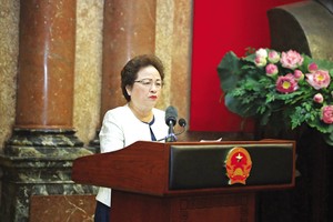 Chủ tịch Tập đoàn BRG phát biểu tại buổi gặp mặt của Tổng Bí thư, Chủ tịch nước Tô Lâm với đoàn đại biểu doanh nhân tiêu biểu ngày 11/10/2024 