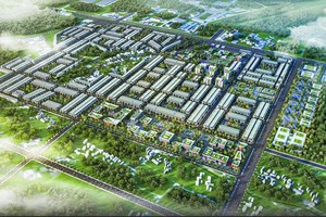 Ảnh phối cảnh Dự án khu đô thị mới Tịnh Phong. 
