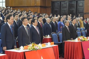 Đại hội có sự tham dự của Thủ tướng Chính phủ Phạm Minh Chính. Ảnh nguồn: Báo Thanh Hóa.