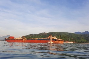 Cảng Liên Chiểu, phường Hải Vân, TP.Đà Nẵng đang thu hút sự quan tâm của nhiều doanh nghiệp, nhà đầu tư tầm cỡ. Ảnh: Linh Đan 