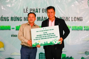 C.P. Việt Nam trồng mới 5ha rừng ngập mặn tại Vĩnh Long, mở rộng “Hành trình vì một Việt Nam xanh”