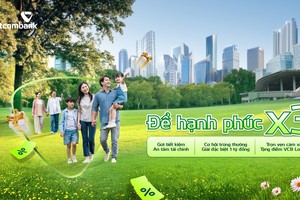 Hành trình tiết kiệm ĐỂ HẠNH PHÚC NHÂN BA: gửi tiết kiệm, nhân ba niềm vui cùng Vietcombank (VCB)