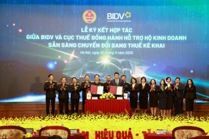 BIDV (BID) cùng ngành Thuế đồng hành hỗ trợ hộ kinh doanh chuyển đổi, bứt phá