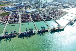 Cảng Nam Đình Vũ thuộc Công ty cổ phần Gemadept - Cảng lớn nhất miền Bắc