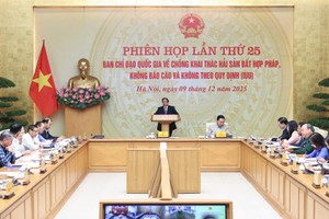 Thủ tướng Phạm Minh Chính chủ trì cuộc họp. Ảnh: VGP.