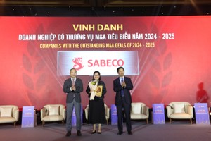SAB (SABECO) được vinh danh “Thương vụ M&A tiêu biểu 2024-2025” với thương vụ Sabibeco