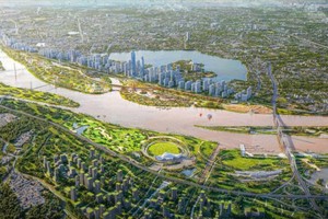  Phối cảnh Khu đô thị thể thao Olympic.