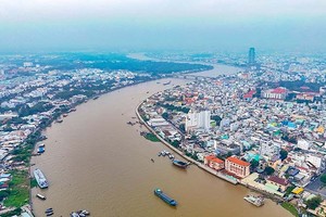 TP. Cần Thơ đặt mục tiêu đến năm 2050 trở thành đô thị sông - biển hiện đại đặc sắc của Đông Nam Á. Ảnh: Nguyễn Thanh Liêm