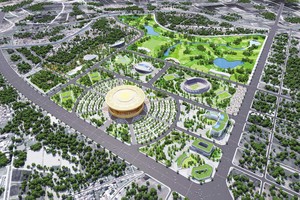 Phối cảnh Khu đô thị thể thao Olympic tại Hà Nội do Vingroup đầu tư 
