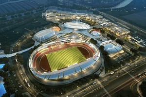 Phối cảnh Khu thể dục thể thao quốc gia Rạch Chiếc