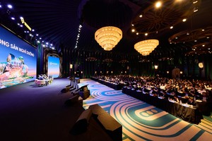 Thông tin về các dự án sắp ra mắt thu hút sự quan tâm lớn của hệ thống đối tác. Ảnh: Ánh Dương.