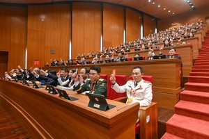 Phiên họp trù bị của Đại hội - Ảnh: daihoidangtoanquoc.vn 