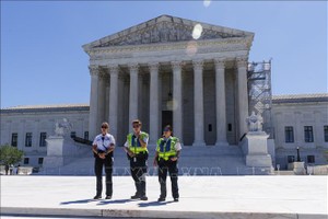 Trụ sở Toà án tối cao Mỹ ở Washington D.C. Ảnh tư liệu: THX/TTXVN