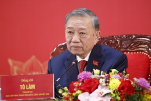 Tổng Bí thư Tô Lâm đã chủ trì họp báo - Ảnh: Như Ý . 