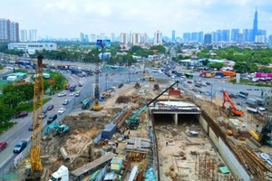 Nút giao An Phú do Ban Quản lý dự án đầu tư xây dựng các công trình giao thông TP.HCM cũ làm chủ đầu tư - Ảnh: Lê Toàn