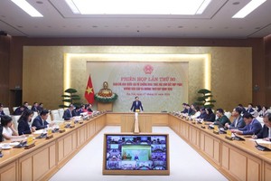 Phó Thủ tướng Trần Hồng Hà chủ trì cuộc họp. Ảnh: VGP.