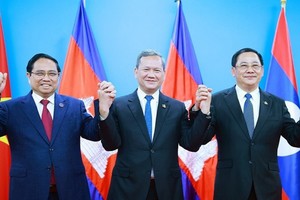Thủ tướng Việt Nam - Campuchia - Lào thúc đẩy triển khai kết quả hợp tác cấp cao 
