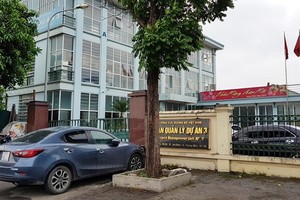 Trụ sở hiện tại của Ban quản lý dự án 3 - Cục Đường bộ Việt Nam. (Ảnh: V. Khanh - Báo Lao Động). 