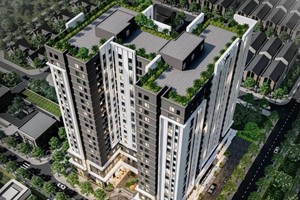 Phối cảnh dự án nhà ở xã hội Tân Lập.