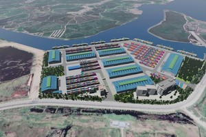 Phối cảnh Cảng cạn Cái Mép.
