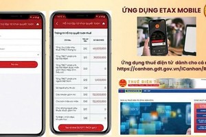 Người nộp thuế sử dụng ứng dụng eTax Mobile để được kịp thời cập nhật, thông tin về nghĩa vụ thuế của bản thân. Ảnh minh họa.