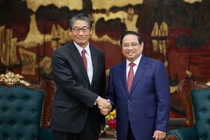Thủ tướng Chính phủ Phạm Minh Chính tiếp Đại sứ Nhật Bản tại Việt Nam Ito Naoki - Ảnh: VGP.