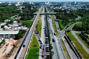 TP.HCM đang đẩy nhanh tiến độ xây dựng các tuyến metro để kết nối với tuyến số 1 - Ảnh: Lê Toàn