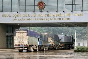 Cửa khẩu Quốc tế đường bộ số II Kim Thành, Lào Cai .