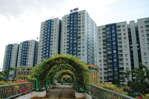 Dự án Carina Plaza của Công ty cổ phần Đầu tư Năm Bảy Bảy. Ảnh: Lê Toàn 