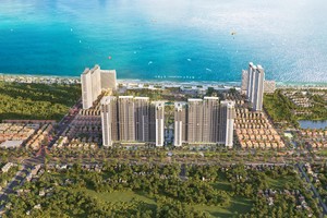 Tổ hợp căn hộ Beacon Tower nằm tại tâm điểm phát triển hạ tầng giao thông, du lịch phía Nam. Ảnh phối cảnh: Sun Property