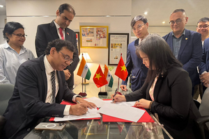 Hiệp hội Phần mềm và Dịch vụ công nghệ thông tin Việt Nam ký kết Biên bản ghi nhớ hợp tác với Hội đồng Xúc tiến xuất khẩu dịch vụ Ấn Độ. 