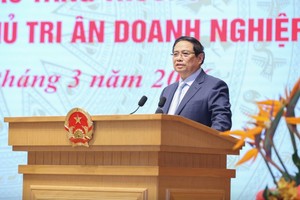 Thủ tướng Phạm Minh Chính: Chúng ta phải vươn xa ra biển lớn, khai thác 7 tầng năng lượng của biển; bay cao lên vũ trụ; tiến sâu vào lòng đất để khai thác không gian ngầm - Ảnh VGP.