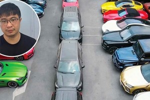 Đây là số xe thu giữ trong quá trình điều tra vụ án (Ảnh: P.V)