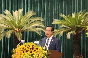 Ông Nguyễn Văn Được tái đắc cử Chủ tịch UBND Thành phố nhiệm kỳ 2026 - 2031. Ảnh: Trọng Tín.