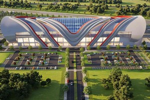 Phối cảnh một nha ga của tuyến metro Bến Thành - Cần Giờ.