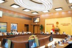 Một phiên họp của Ủy ban Thường vụ Quốc hội.