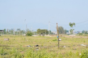 Dự án Kè và Khu dân cư Nam Sông Vệ có vốn đầu tư gần 186 tỷ đồng. Ảnh: T.D