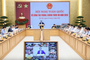 Thủ tướng Chính phủ nhấn mạnh: Phòng chống thiên tai phải lấy người dân là trung tâm, chủ thể, không để ai bị bỏ lại phía sau - Ảnh: VGP.