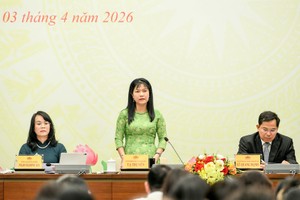 Phó Chủ nhiệm Ủy ban Công tác đại biểu Tạ Thị Yên - Ảnh: Như Ý.