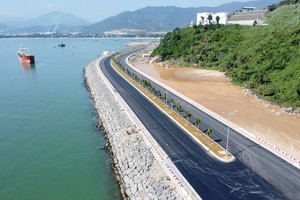 Dự án cảng Liên Chiểu phần hạ tầng dùng chung đã hoàn thành.